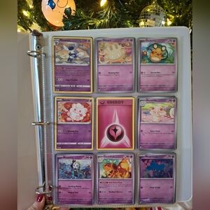 Pokemon Trading Card Collection And Binder Cute Kawaii Pink Cards
